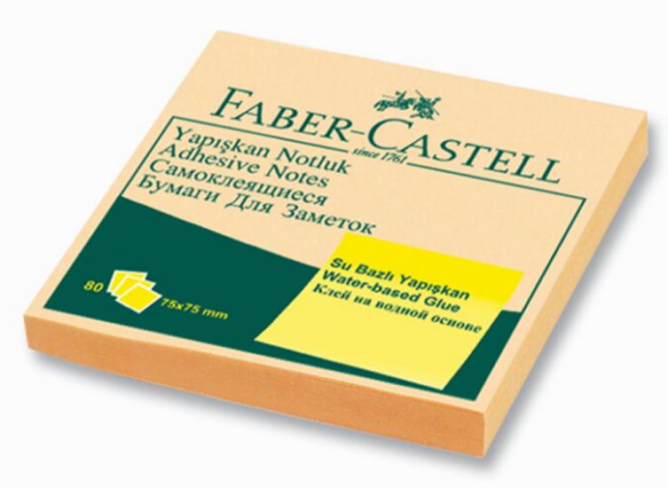 Faber Castell Yapışkanlı Kağıt75x75 Harmoni Krem