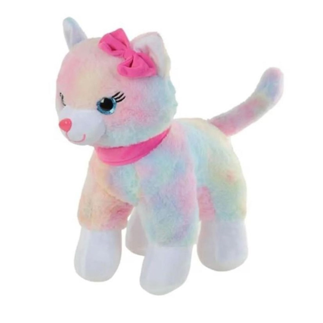 Halley%2062555%20Peluş%2040cm%20Sesli%20Kedi%20Pembe%20Tokalı