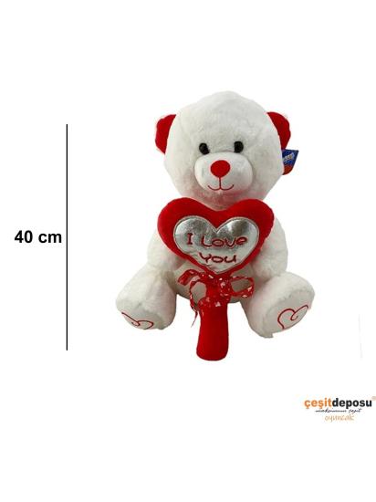 Halley 62964 Peluş 40cm Şeker Kalpli Ayı