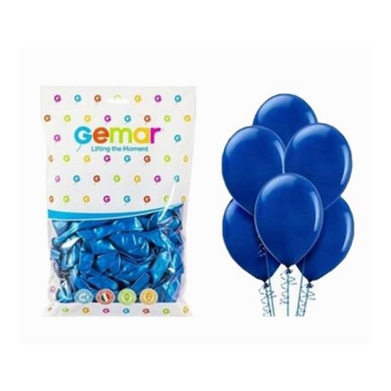 Balon Gemar Mavi 10inch 100lü