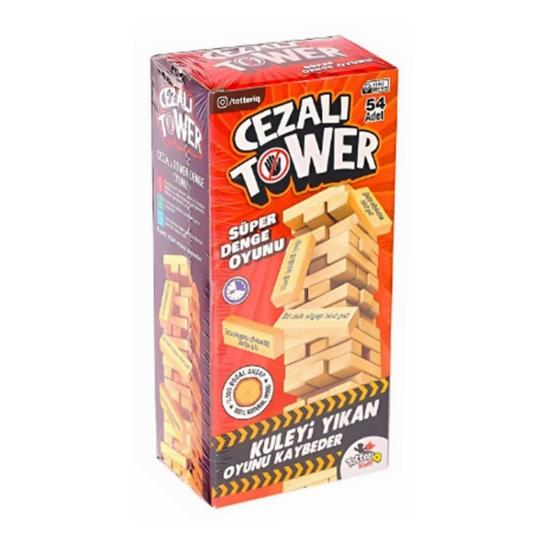 Cezalı Tower 7306 Ahşap Denge Oyunu 54pcs