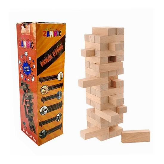 Ahşap Denge Oyunu Jenga Lüks 7753 