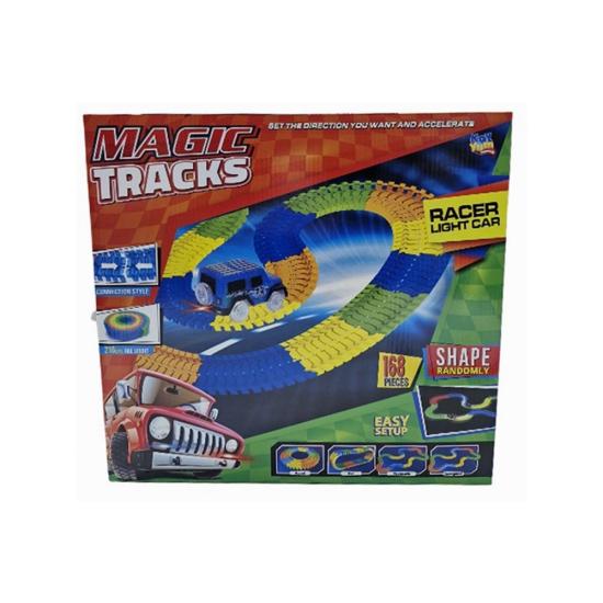 Magic Tracks 168pcs Araba Ve Parkur 8020