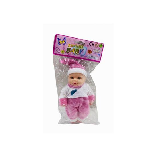 Bebek Elbiseli 20cm Pvc Poşette 8974 