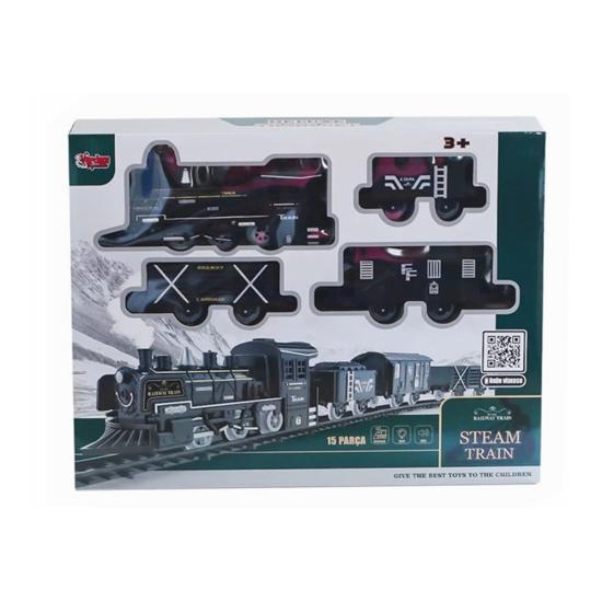 Vardem 1603C Tren Işıklı ve Buhar Çıkartan 15 Pcs